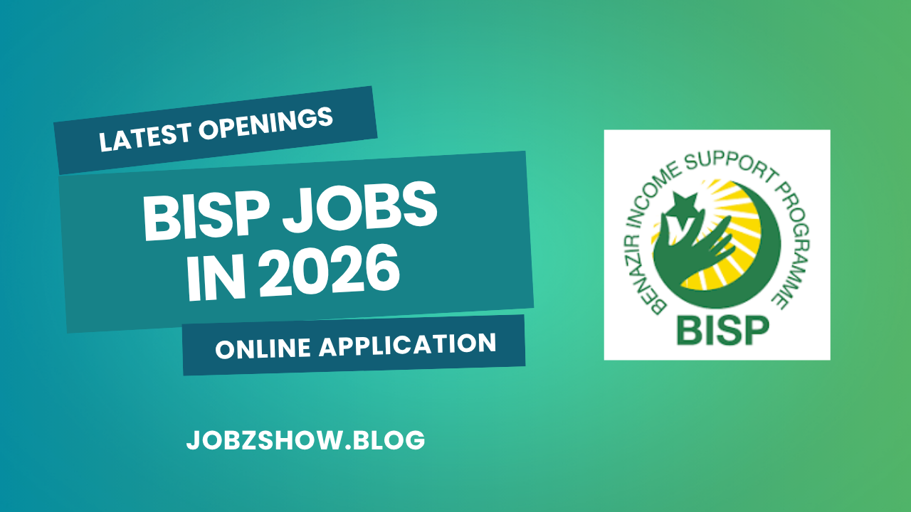 Benazir Income Support Programme BISP Jobs in 2026