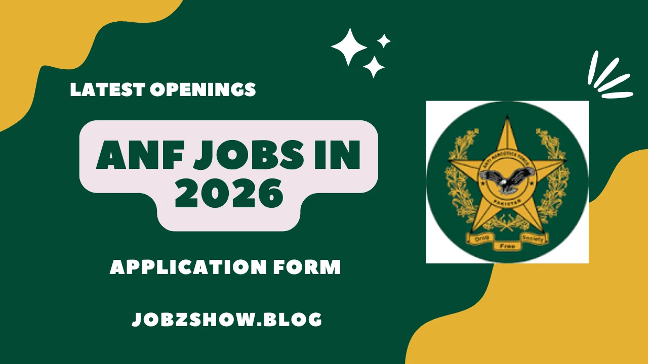 Anti Narcotics Force ANF Jobs in 2026